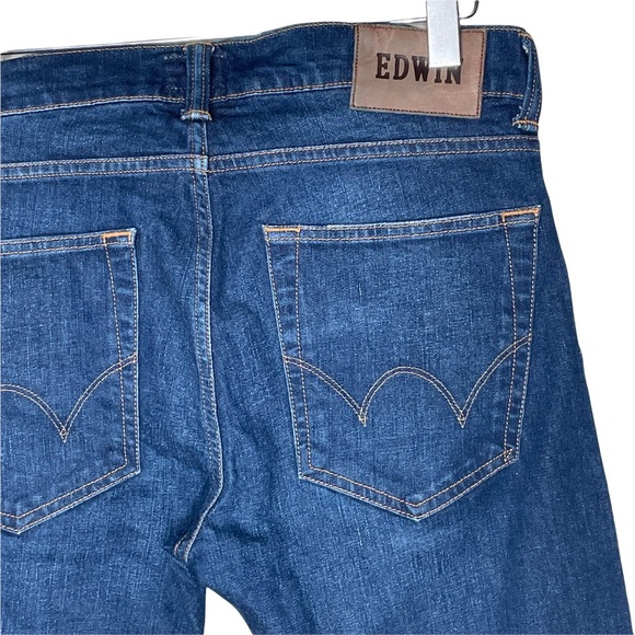 Edwin Men's Slim Tapered Low Crotch Jeans ED-85 Size 30 X 32 Medium Wash - Picture 11 of 13